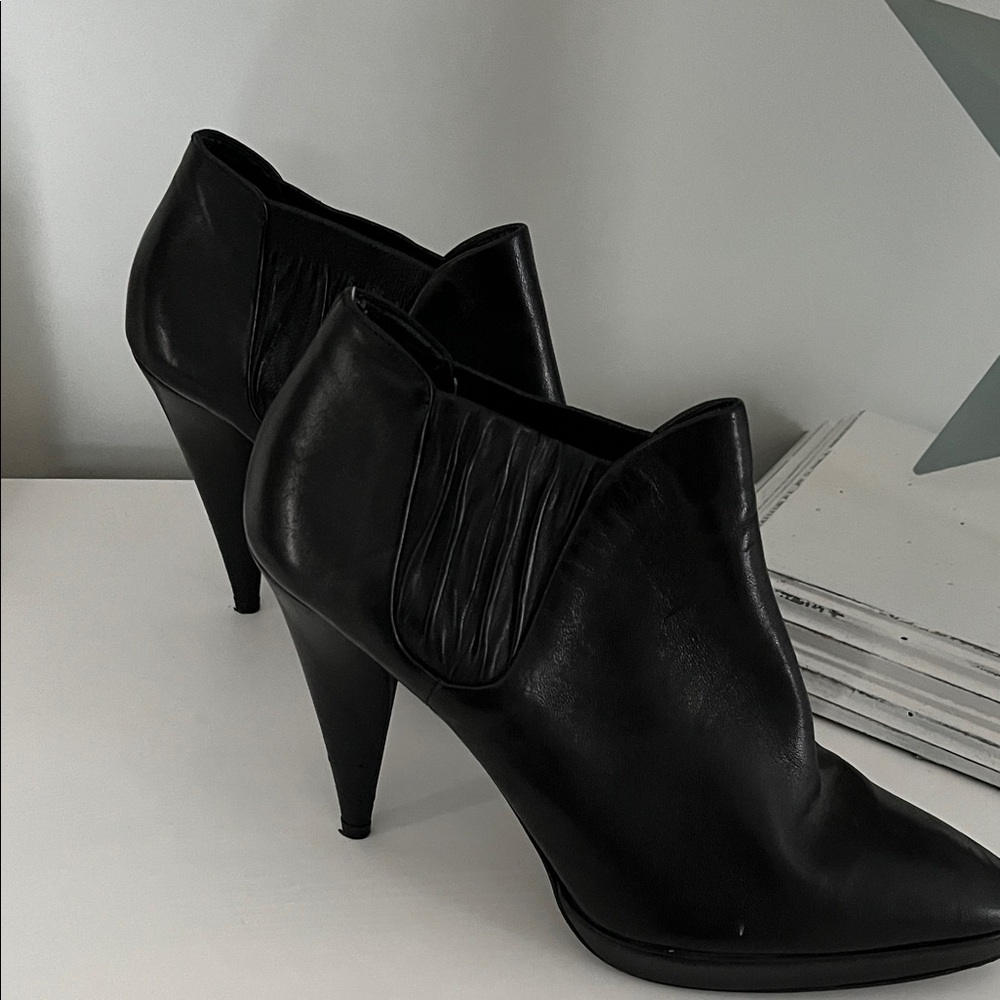 Prada Black Heeled Boots